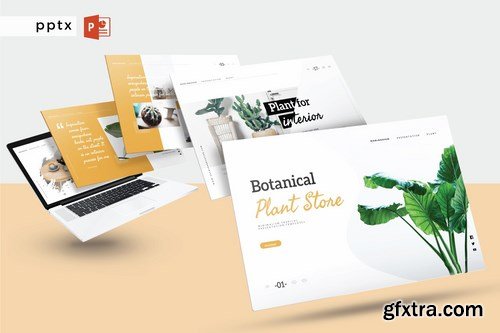BOTANICAL PLANT STORE - Powerpoint and Keynote Templates