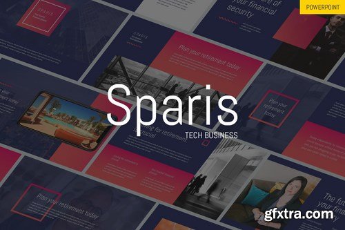 Sparis - Tech Business Powerpoint and Google Slides Templates