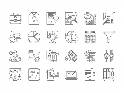75 Business, Marketing and Finance Icons