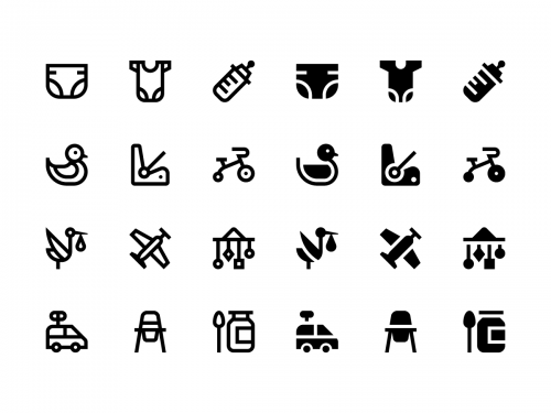 80 Baby Icons