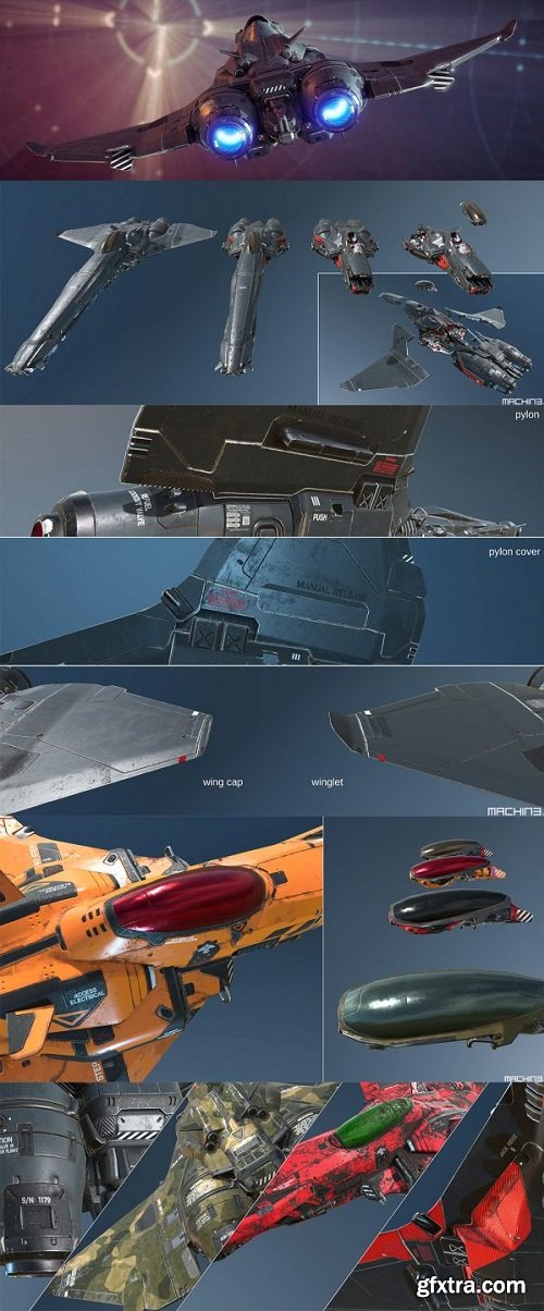 Gumroad - [3D Asset] The Starfighter v1.0