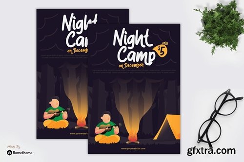Night Camp - Flyer GR