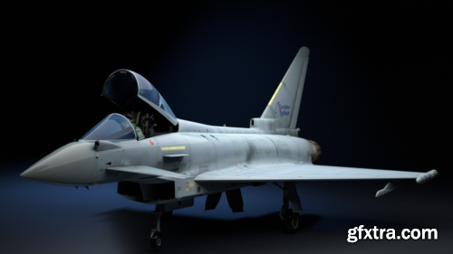 EF2000 Multirole Fighter 3d model