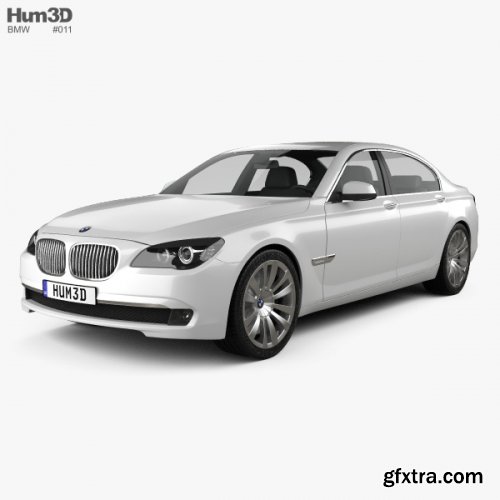 BMW 7 Series Sedan 2011 3D model