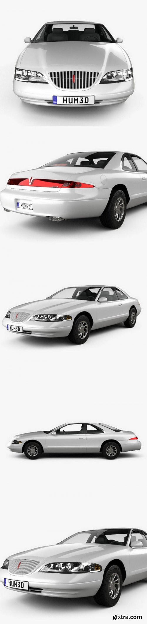 Lincoln Mark 1998 3D Model