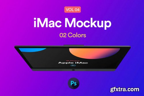 iMac Retina Mockup Top View