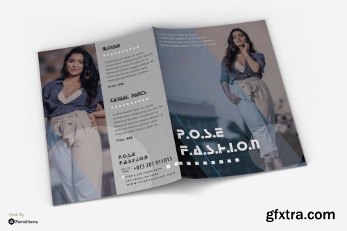 Pose - Fashion Promotion Bifold Brochure RY