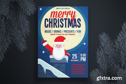 Christmas flyer template