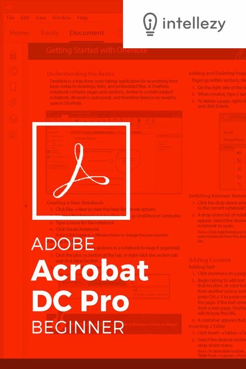 Oreilly - Adobe Acrobat DC Pro Introduction