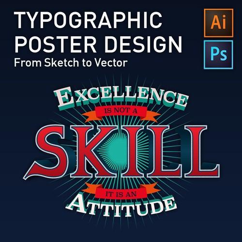 Oreilly - Typographic Poster Design - From Sketch to Vector