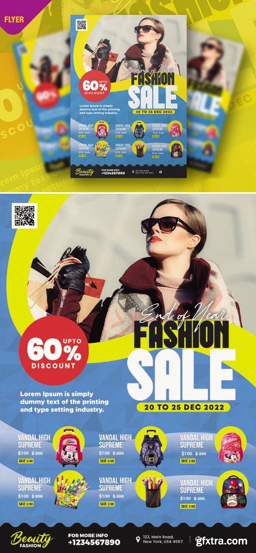 Fashion Sale Flyer PSD Template