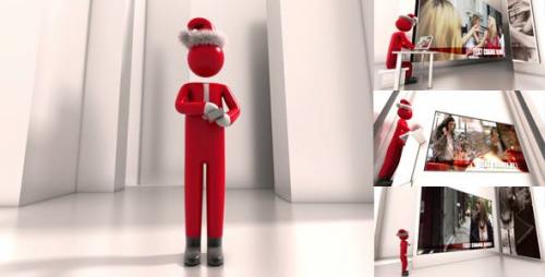 Videohive - Christmas Greetings With Businessman - 6295801