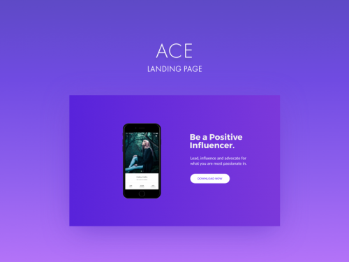 ACE Landing Page