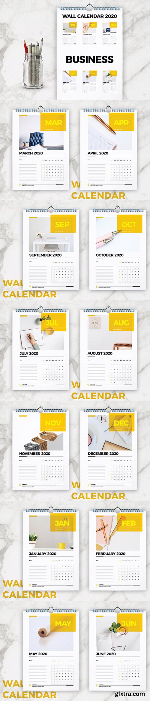 Wall Calendar 2020 Layout 5