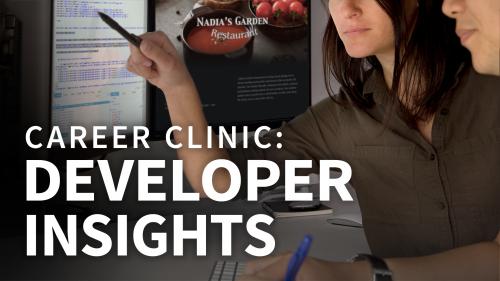 Lynda - Career Clinic: Developer Insights
