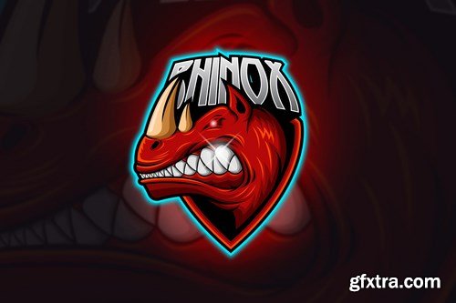 Rhino - Mascot & Esport Logo