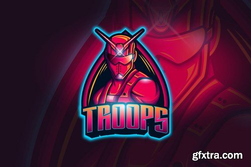 Troops - Mascot & Esport Logo