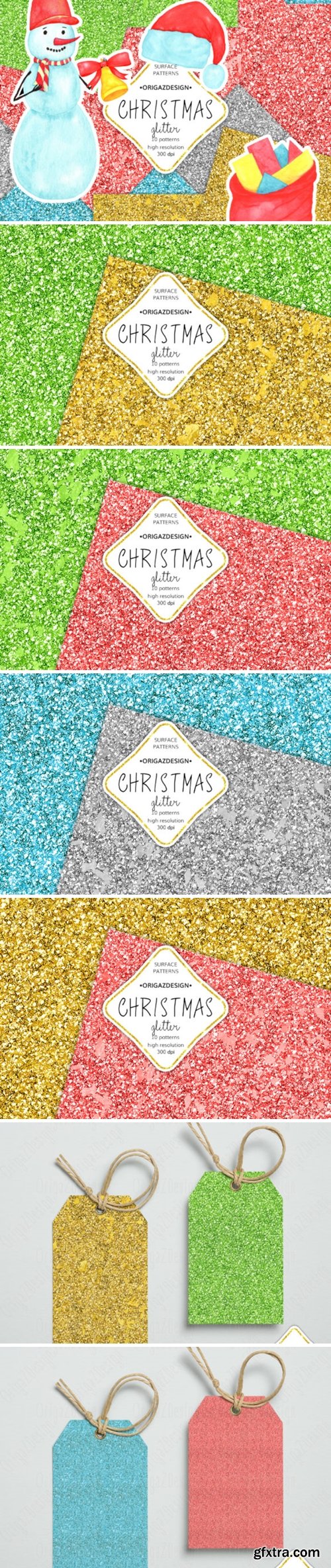 Christmas Glitter Seamless Pattern 2194585