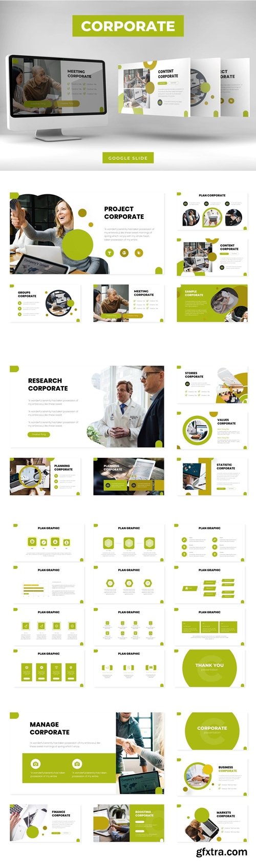 Corporate Powerpoint, Keynote and Google Slides Templates