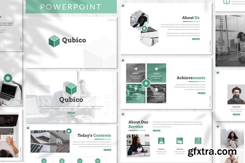 Qubico - Business Powerpoint Template