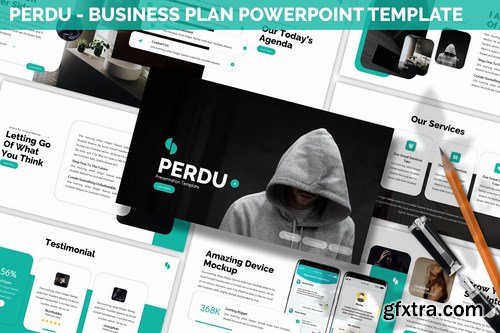 Perdu - Business Plan Powerpoint Template