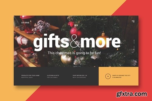 Christmas Store - Landing Page