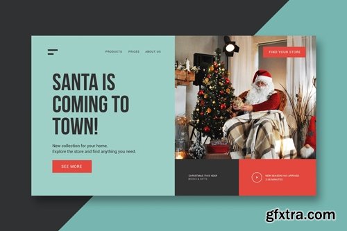 Gifts & Christmas - Landing Page