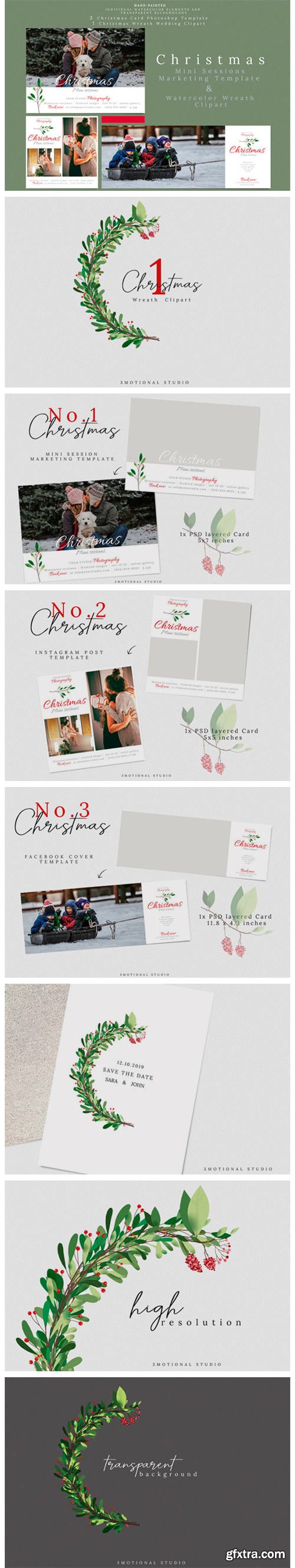 Holiday Mini Sessions Marketing Template 2217936