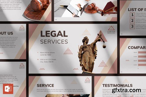Legal Services PowerPoint Presentation Template