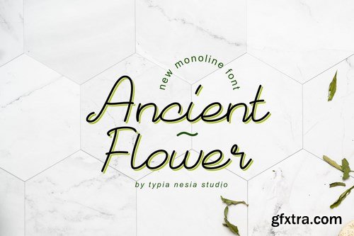 Ancient Flower Font