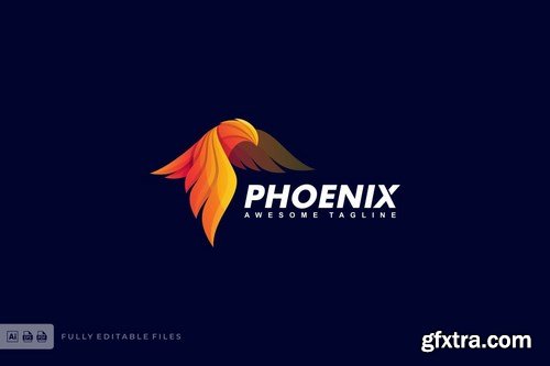 Bird Phoenix Eagle Logo Template