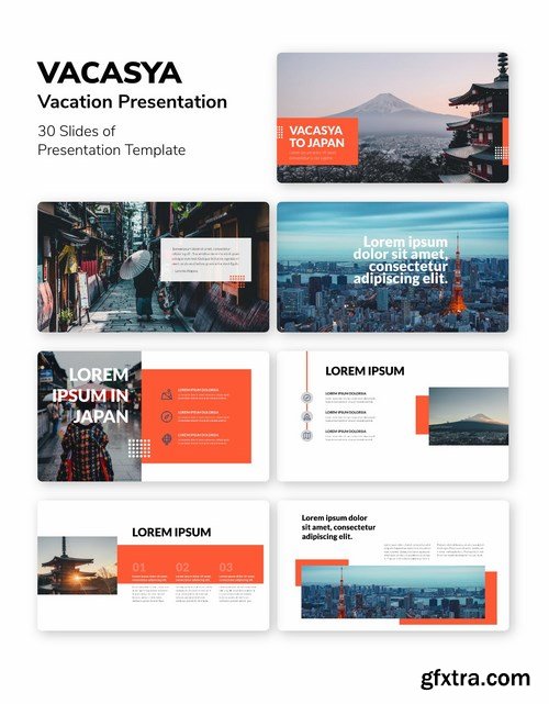 VACASYA - Vacation Powerpoint Google Slides and Keynote Templates