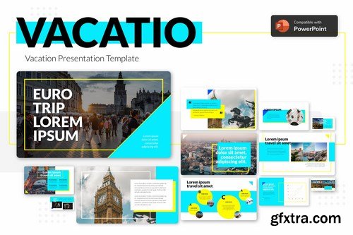 VACATIO - Vacation Powerpoint Google Slides and Keynote Templates