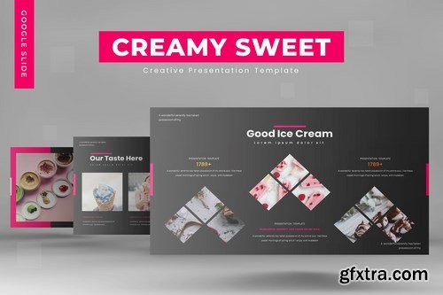 Creamy Sweet - Powerpoint Google Slides and Keynote Templates