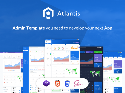 Atlantis - Bootstrap 4 Admin Dashboard
