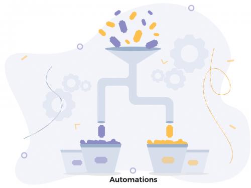 Automations Filter Illustration CRM