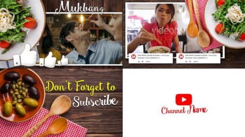 Videohive - Mukbang Food Youtube Intro - 23097953