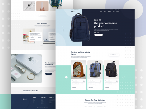 Backpack - Ecommerce Shop Template