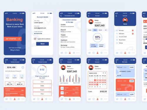 Banking Mobile App UI Kit