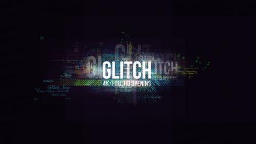 Videohive - Glitch Logo/ Digital Hi-Technology Intro/ Distortion Transitions/ Hud Opener/ Youtube Blogger/ Text - 23619879