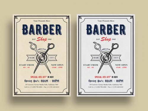 Barber Shop Flyer Template-13
