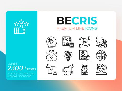 Becris Line Icons