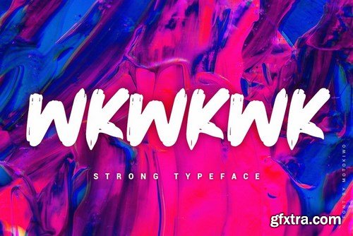 CM - Wkwkwk - Strong Bold Typeface 4384488