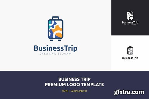 Business Trip Logo Template