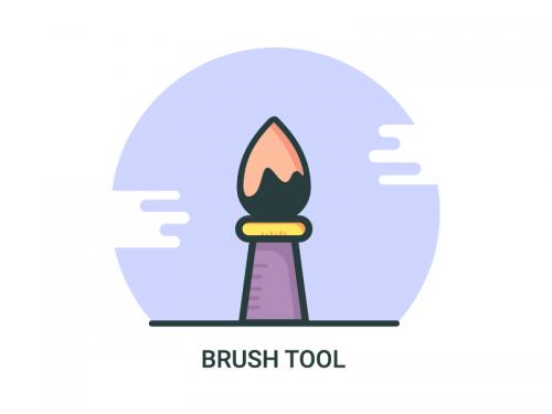 Brush Tool Illustration