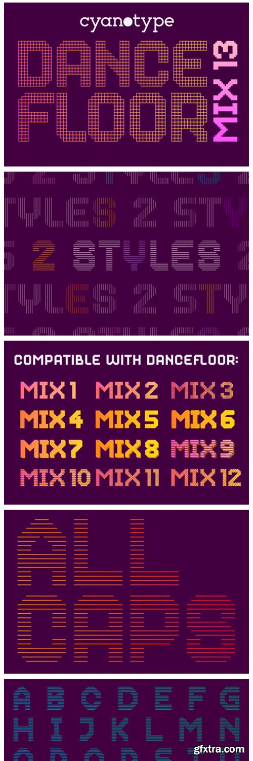 Dance Floor Mix 13 Font
