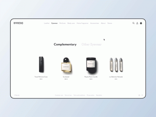 Byredo – Product Page