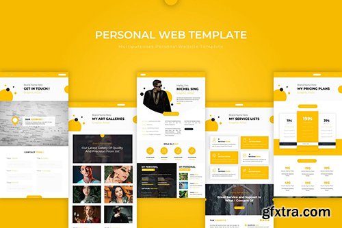 Personal | PSD Web Template