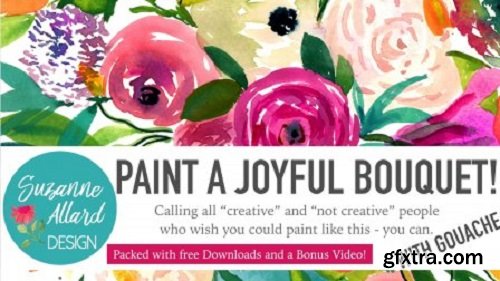 Paint a Modern, Joyful Bouquet with Gouache! (even if you think you\'re \