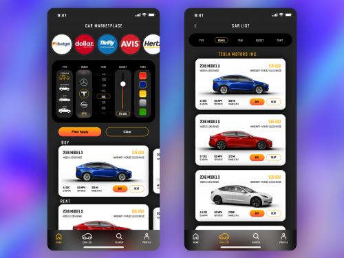Car Marketplace App Kits